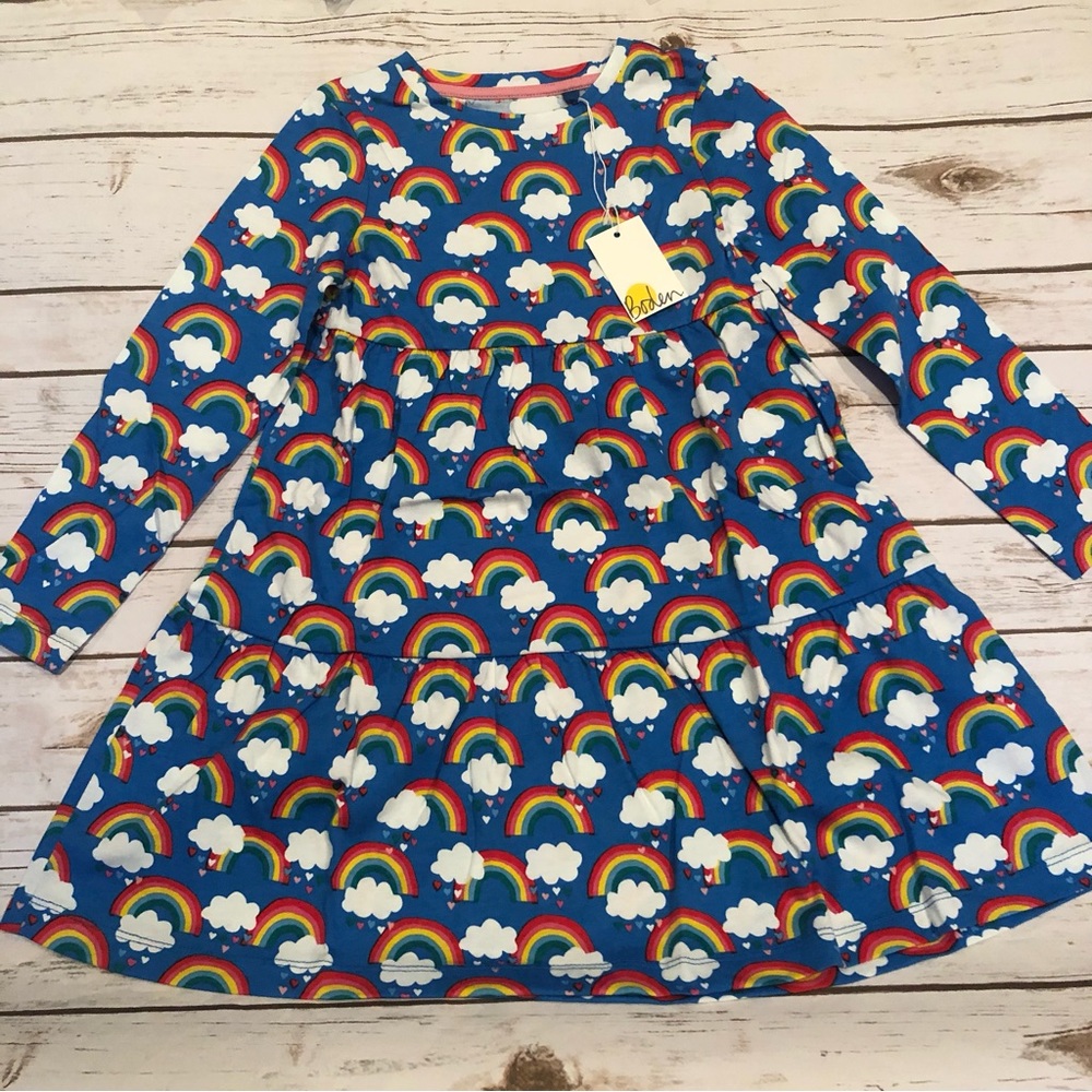 Mini Boden rainbow dress